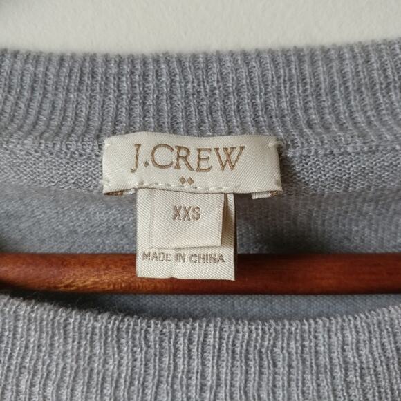 J. Crew Gray Lightweight Sweater Size XXS - Picture 6 of 7
